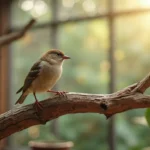 Poleiro Natural Para Aves